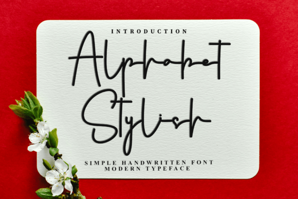 Alphabet Stylish Font for Elegant Campaign Design