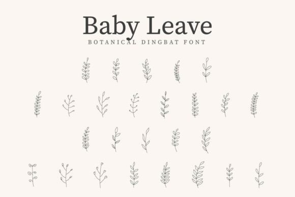 Baby Leave: A Fresh Typeface for Editorial Design