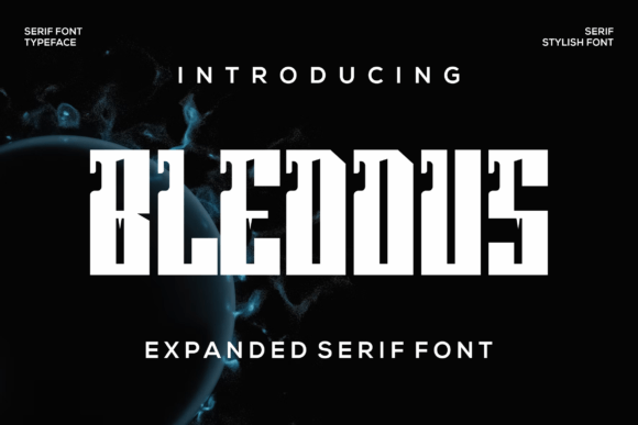 Bleddus: A Modern Display Font for Trendy Campaigns