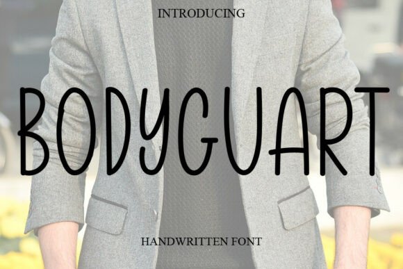 Bodyguart Font: A Handwritten Typeface for Editorial Design