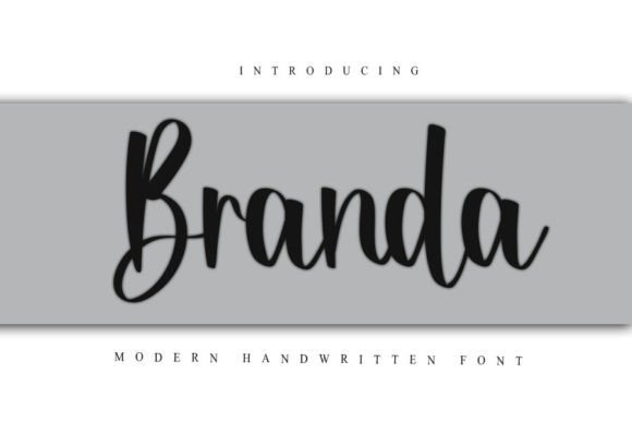 Branda Typeface: Festive Script for Web Design