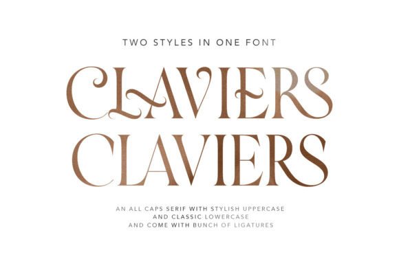 Claviers: The Elegant Serif Typeface for Web Design