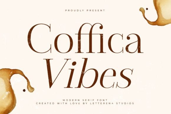 Coffica Vibes: The Perfect Serif Font for Crafters