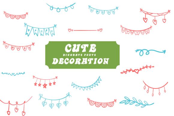 Cute Decoration Font for Editorial Charm