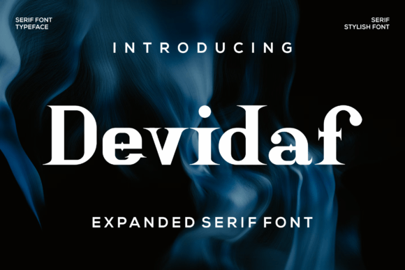 Devidaf: A Bold Serif Typeface for Branding