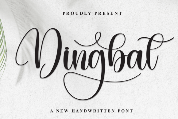 Dingbat: A Warm Handwritten Font for Makers