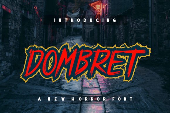 Dombret Horror Font for Bold Campaigns