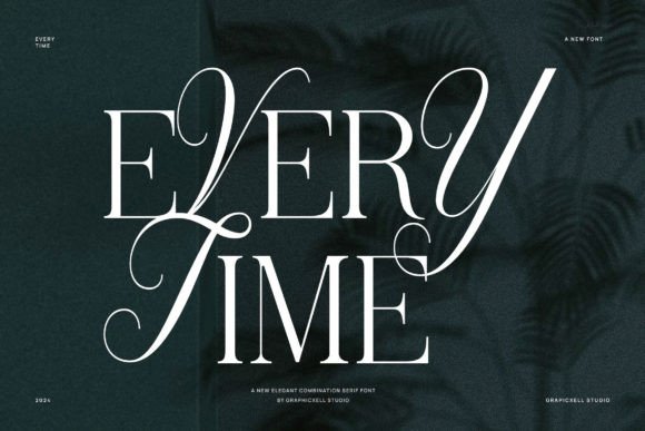 Every Time: A Serif Font for Editorial Design