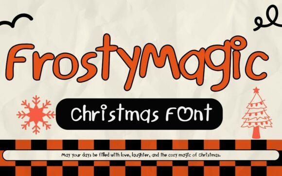 Frosty Magic Font Review for Holiday Branding