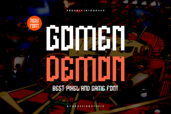 Gomen Demon Pixel Font for Retro Campaigns