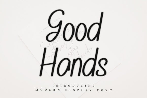 Good Hands: A Festive Typeface for Holiday Branding