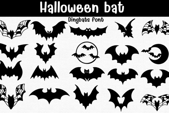 Halloween Bat Font for Spooky Branding