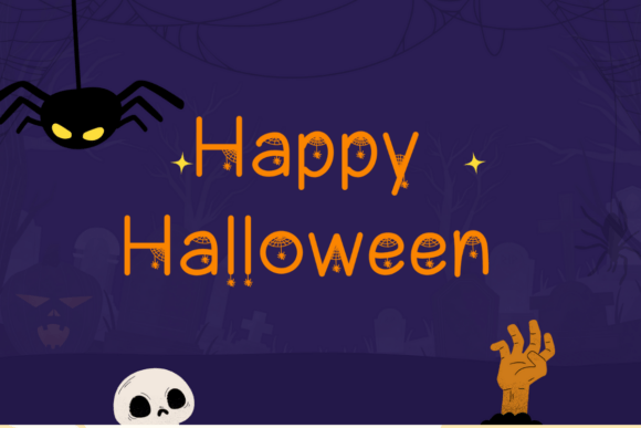 Happy Halloween Font Typeface for Digital Campaigns