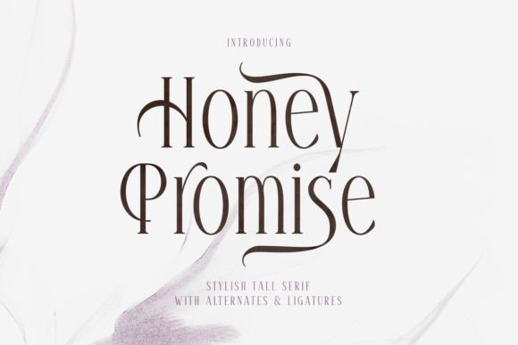 Honey Promise: A Tall Serif for Elegant Editorial Design