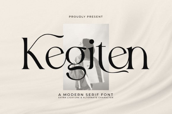 Kegiten: The Modern Serif Font for Crafters