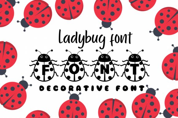 Ladybug Font: Playful Display Typeface for Web Design