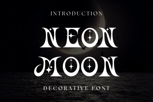 Neon Moon: A Gorgeous Decorative Font for Makers