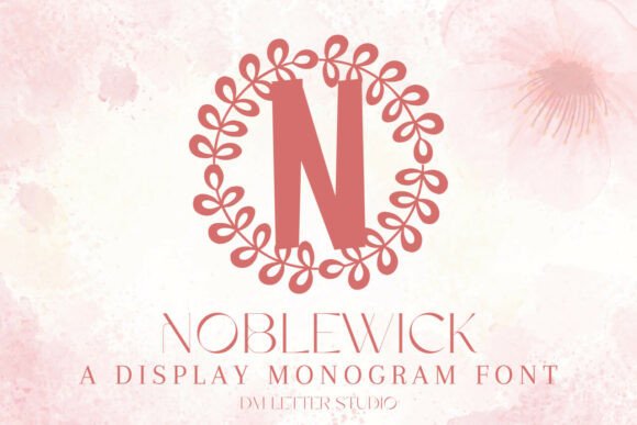 Noblewick Monogram Font for Digital Branding