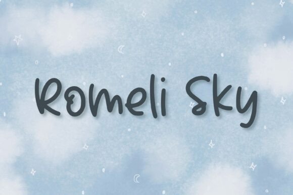 Romeli Sky Font for Small Business Branding