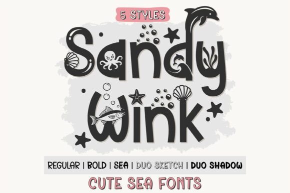 Sandy Wink Sea: A Playful Decorative Font Review