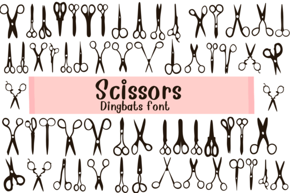 Scissors Font: A Playful Typeface for Creative Brands