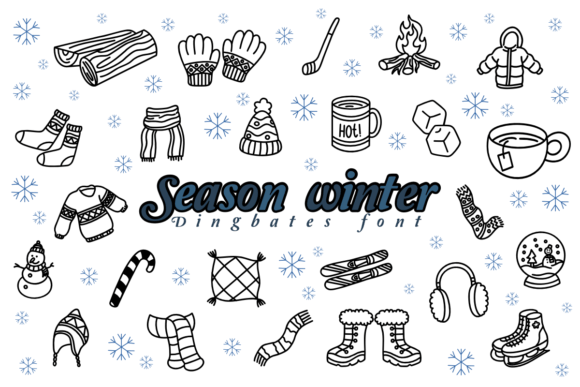 Season Winter Font for Cozy Web Design