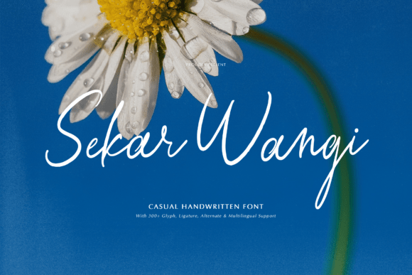 Sekar Wangi Font: A Dainty Script for Makers