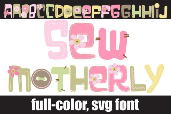 Sew Motherly Typeface for Editorial Design