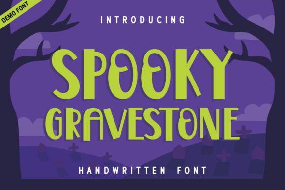 Spooky Gravestone Demo Font for Haunted Campaigns