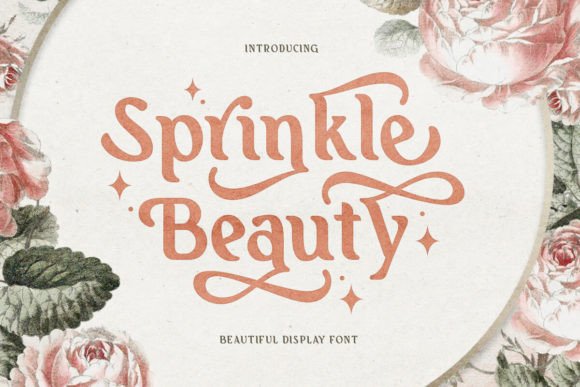 Sprinkle Beauty: A Bold Serif Font for Makers