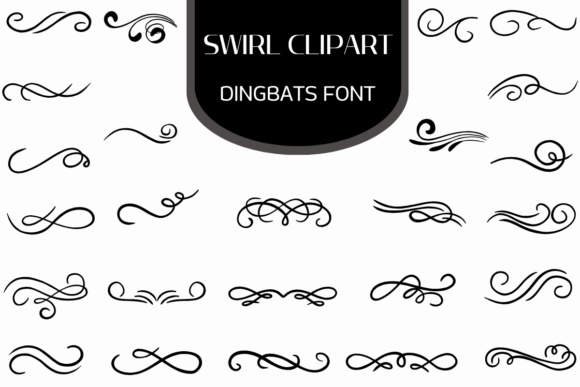 Swirl Clipart: The Ultimate Decorative Dingbats Font