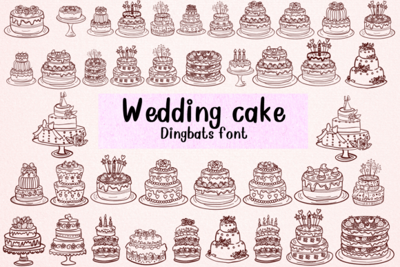 Wedding Cake Font for Editorial Design