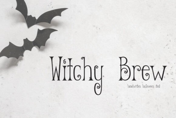 Witchy Brew: A Hauntingly Elegant Serif Font Review